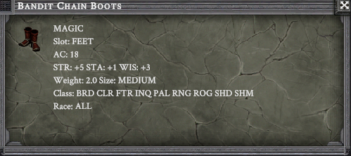 BANDIT CHAIN BOOTS item card